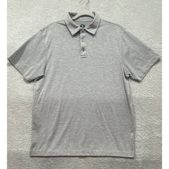 PGA Tour Pro Series Golf Polo‎ Shirt Medium Short Sleeve Gray - Picture 2 of 7